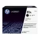 Cartus Laser Black HP  81A ,10.5K
