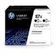 Cartus toner 2-Pack HP CF287XD Black