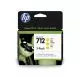 Pachet 3 cartuse Inkjet HP 712 Yellow, 29ml