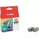 Pachet 2 cartuse Inkjet Canon BCI-15BK, Black
