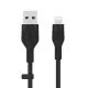 Cablu Belkin BoostCharge Flex, USB-A to Lightning, 1m, Black