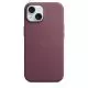 Husa de protectie Apple FineWoven cu MagSafe pentru iPhone 15, Mulberry