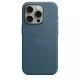 Husa de protectie Apple FineWoven cu MagSafe pentru iPhone 15 Pro, Pacific Blue