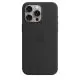 Husa de protectie Apple Silicone Case cu MagSafe pentru iPhone 15 Pro Max, Black