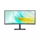 Monitor LED Samsung LS34C652UAUXEN, 34", Curbat, UWQHD, 5ms, Negru