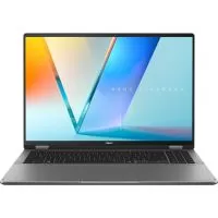 Notebook Asus VivoBook Flip TP3607SA, 16" 3K OLED Touch, Intel Core Ultra 7 258V, RAM 32GB, SSD 1TB, Windows 11 Pro, Grey