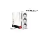 Placa Video XFX Quicksilver Radeon RX 9070XT White Magnetic Air Edition, 16GB GDDR6, 256 biti