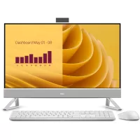 Sistem All-In-One Dell EC27250, 27" Full HD, Intel Core 7 150U, RAM 16GB, SSD 512GB, Windows 11 Pro, White, NBD