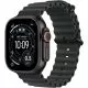 Smartwatch Apple Watch Ultra 3 GPS + Cellular, 49mm, Carcasa Black Titanium, Bratara Black Ocean Band