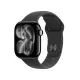 Smartwatch Apple Watch 11 GPS, 46mm, Carcasa Jet Black Aluminium, Bratara Black Sport Band - S/M