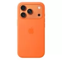 Husa de protectie Apple cu MagSafe pentru iPhone 17 Pro, Silicon, Orange