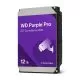 Hard Disk Desktop Western Digital WD Purple Pro, 12TB, 7200RPM, 512MB, SATA III