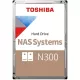 Hard Disk Desktop Toshiba N300 NAS, 14TB, 7200RPM, 512MB, SATA