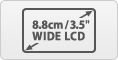 Ecran LCD lat de 8,8 cm
