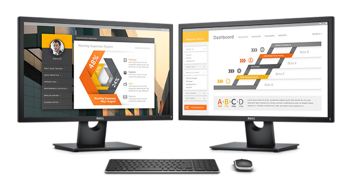 Dell 24 Monitor E2417H - An everyday office essential Dell 24 Monitor E2417H - An everyday office essential