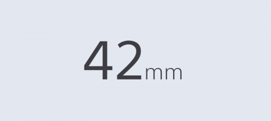 Două difuzoare de 42 mm Două difuzoare de 42 mm