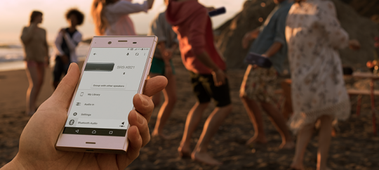 Controlați petrecerea cu aplicația Sony | Music Center Controlați petrecerea cu aplicația Sony | Music Center